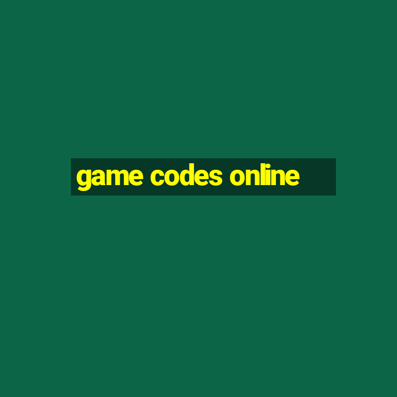 game codes online