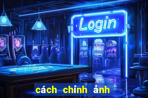 cách chỉnh ảnh tóc bết