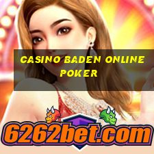 casino baden online poker