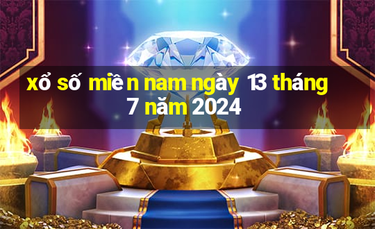 xổ số miền nam ngày 13 tháng 7 năm 2024