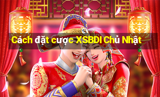 Cách đặt cược XSBDI Chủ Nhật