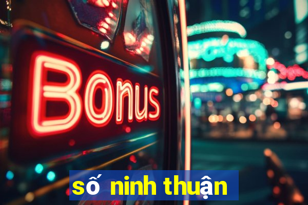 số ninh thuận