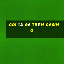 coi đá gà trên casino