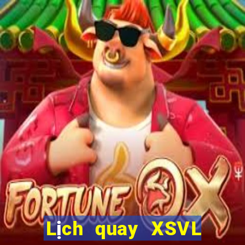 Lịch quay XSVL ngày 11