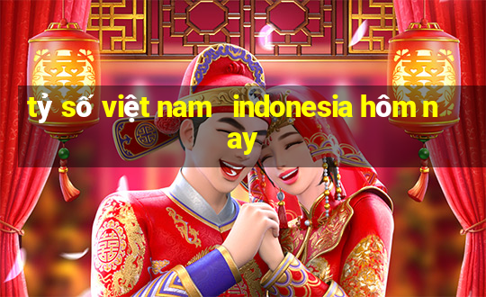 tỷ số việt nam   indonesia hôm nay