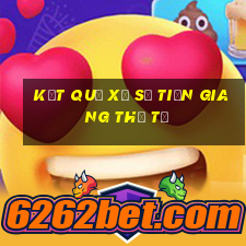 kết quả xổ số Tiền Giang thứ tư