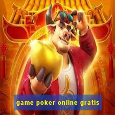 game poker online gratis