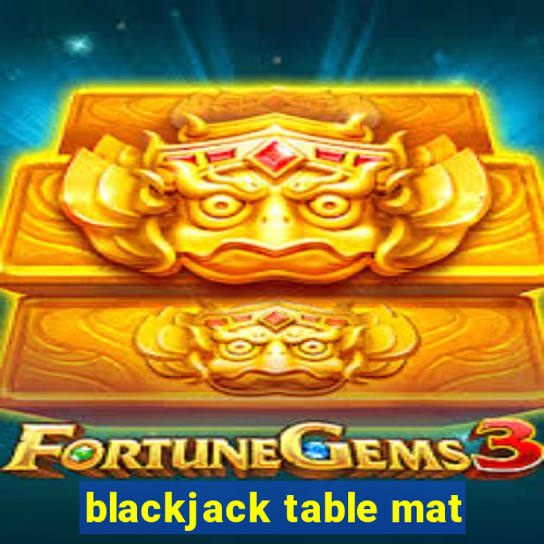 blackjack table mat