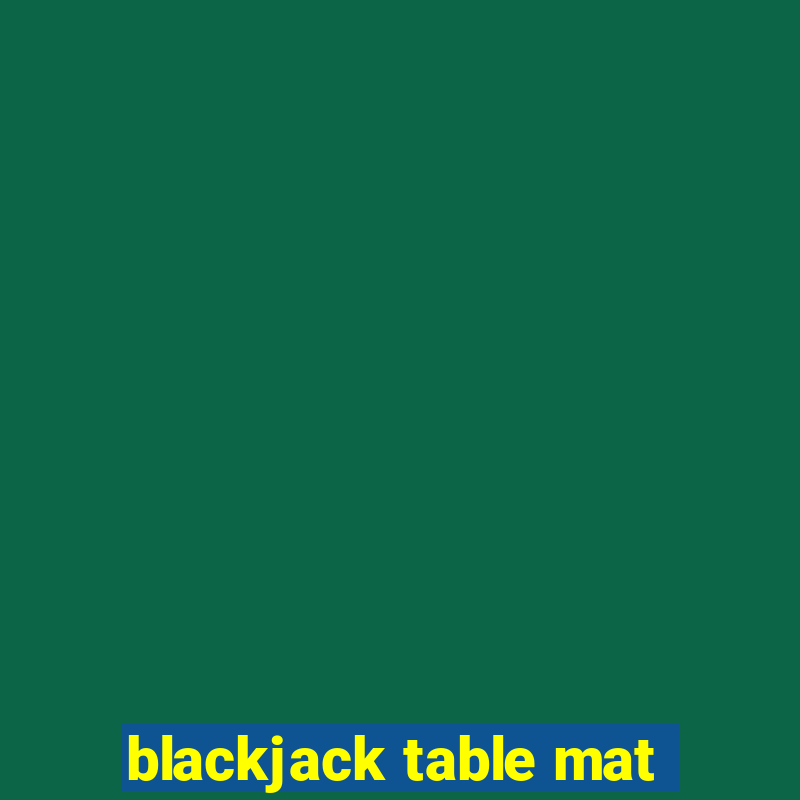 blackjack table mat