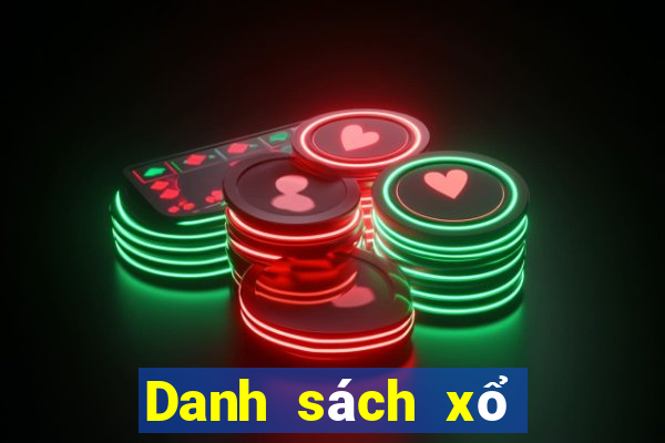 Danh sách xổ số appxiazai