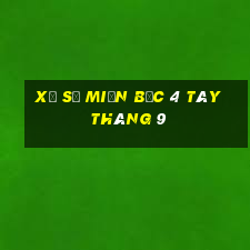 xổ số miền bắc 4 tây tháng 9