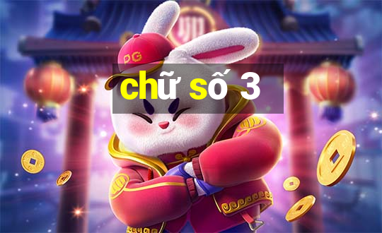 chữ số 3