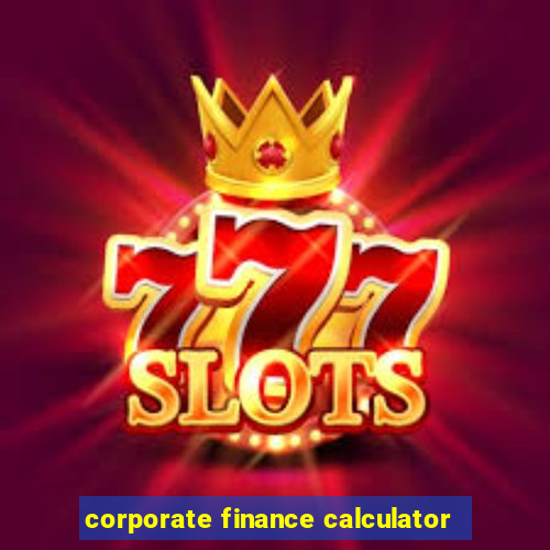 corporate finance calculator