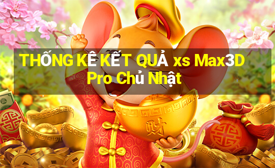 THỐNG KÊ KẾT QUẢ xs Max3D Pro Chủ Nhật