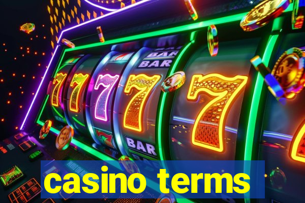 casino terms