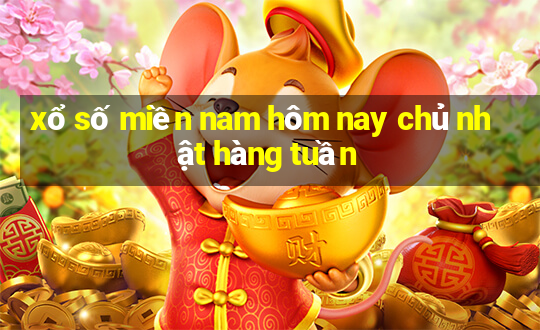 xổ số miền nam hôm nay chủ nhật hàng tuần