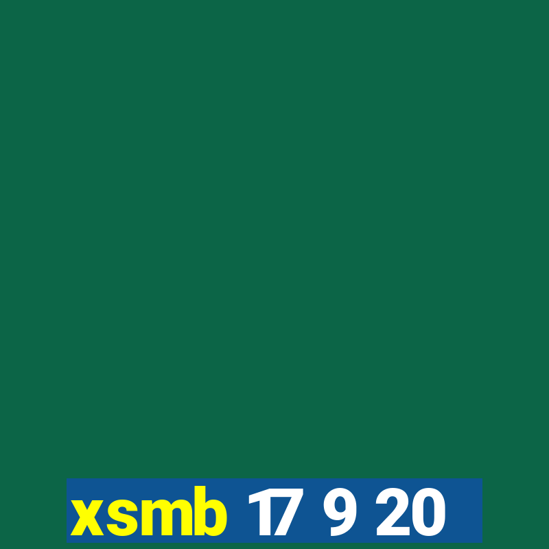 xsmb 17 9 20