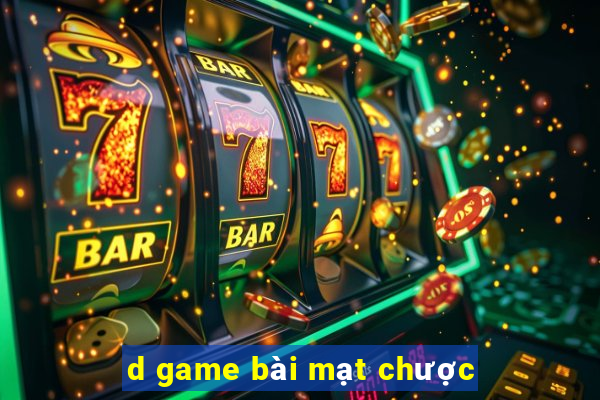 d game bài mạt chược