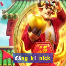 đăng kí nick zing me