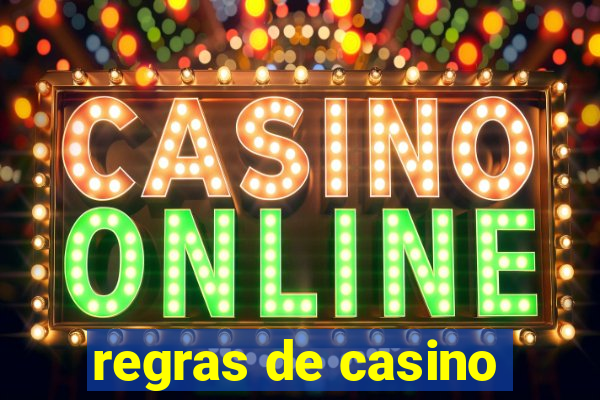 regras de casino