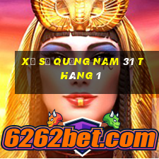 xổ số quảng nam 31 tháng 1