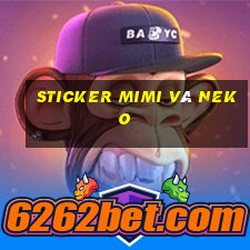 sticker mimi và neko