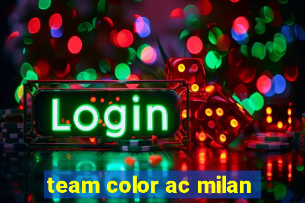 team color ac milan