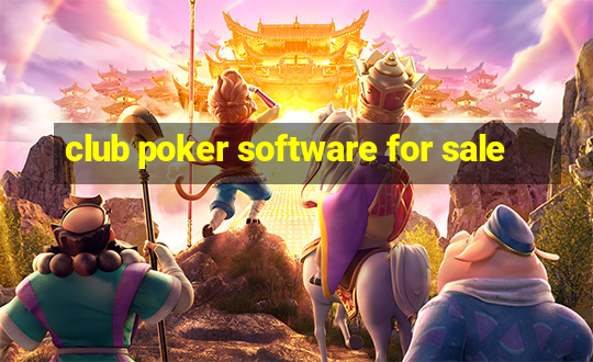 club poker software for sale