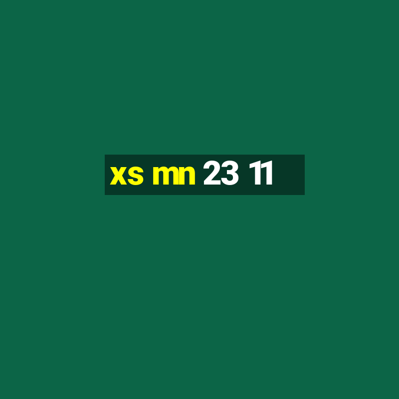 xs mn 23 11