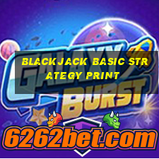 blackjack basic strategy print