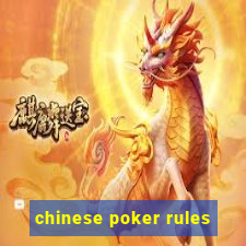 chinese poker rules