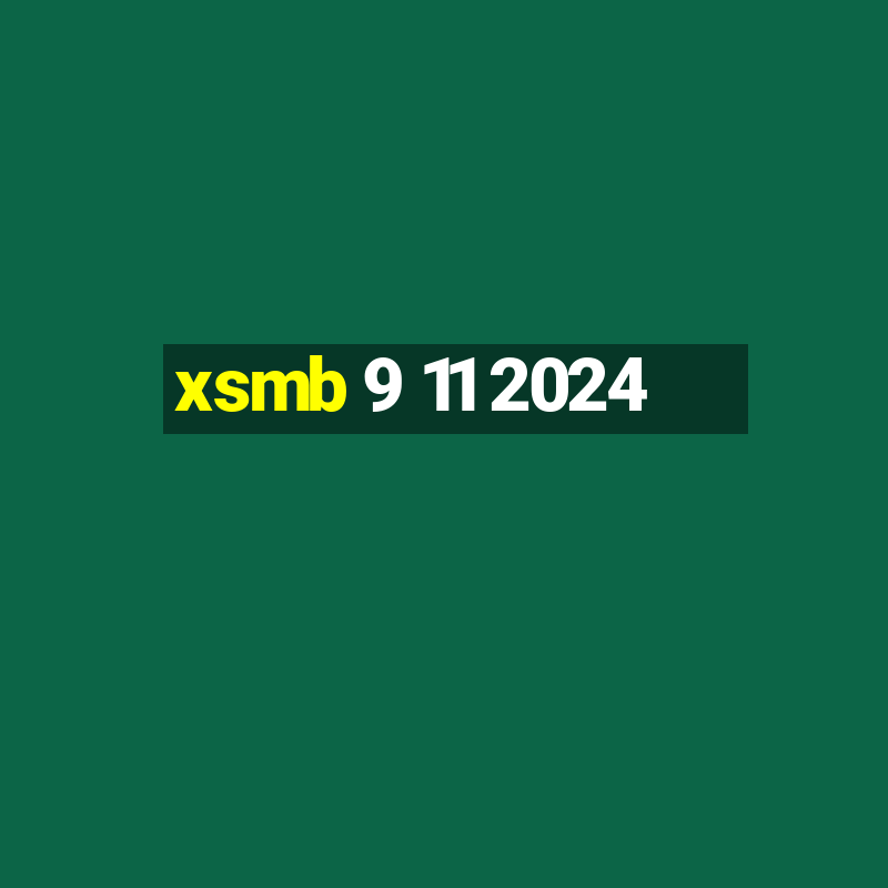 xsmb 9 11 2024