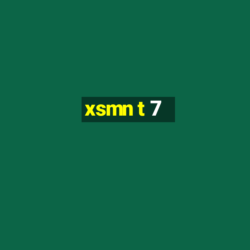 xsmn t 7