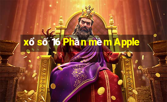 xổ số 16 Phần mềm Apple