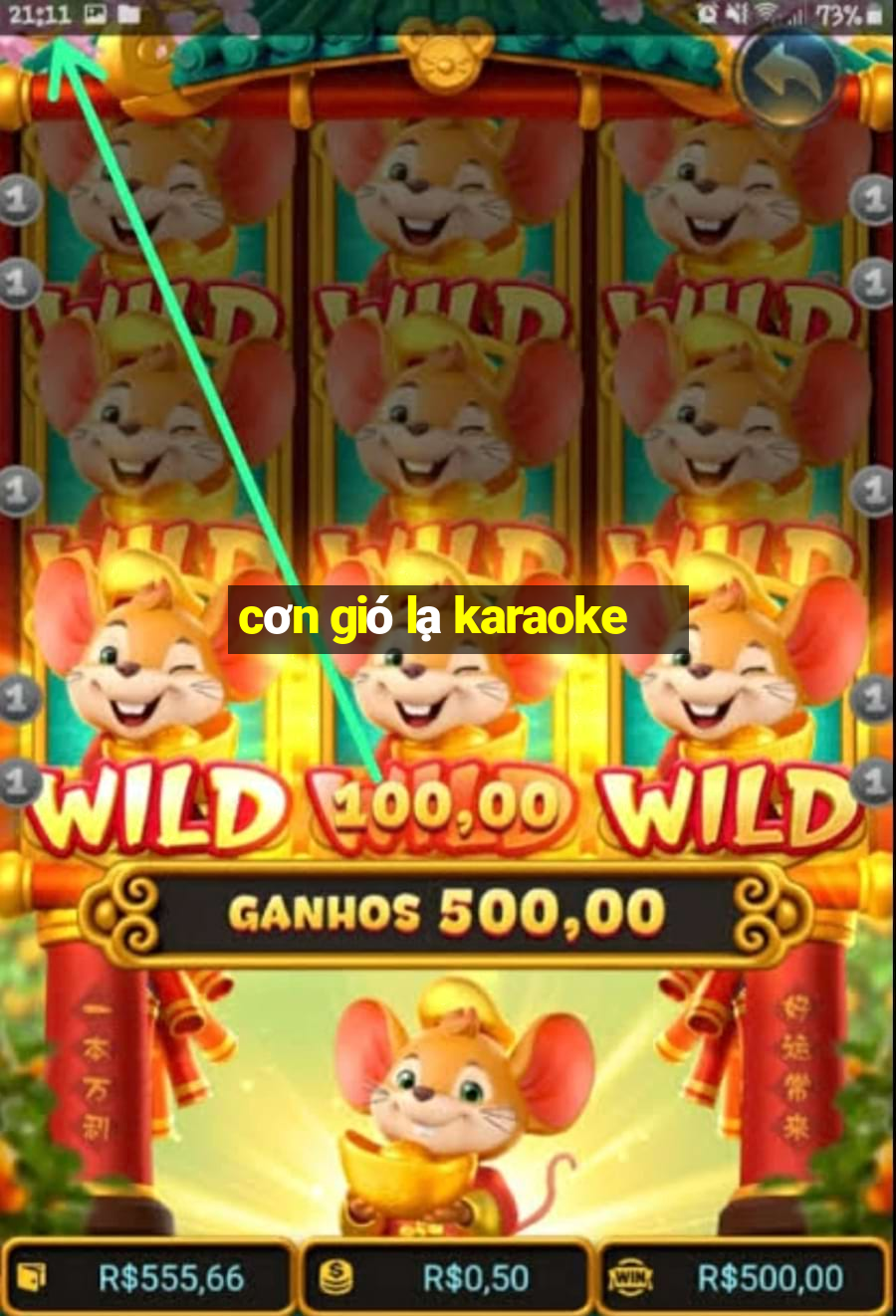 cơn gió lạ karaoke