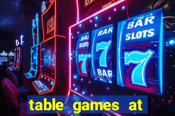 table games at casino windsor