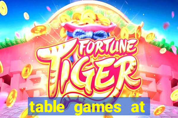 table games at casino windsor