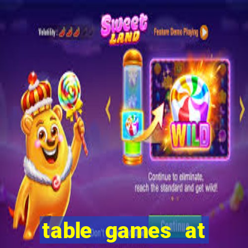 table games at casino windsor