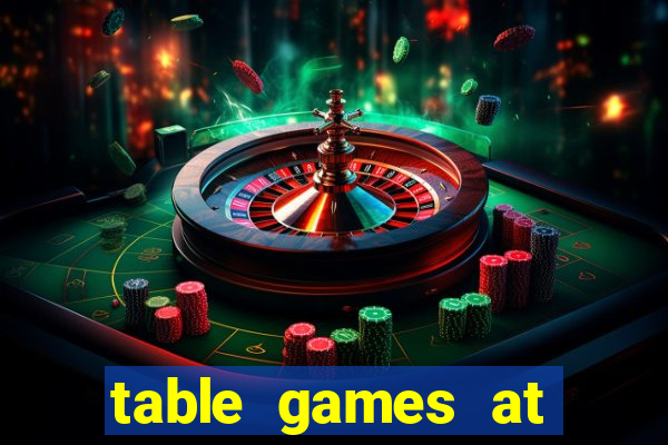 table games at casino windsor