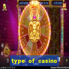 type of casino table games