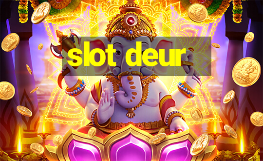 slot deur