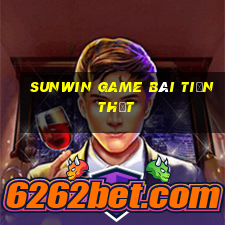 Sunwin Game Bài Tiền Thật