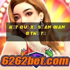 kết quả xổ số an giang thứ tư