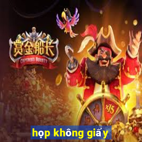 họp không giấy