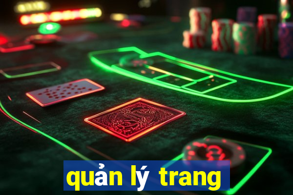 quản lý trang