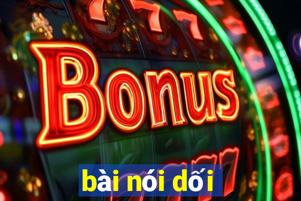 bài nói dối