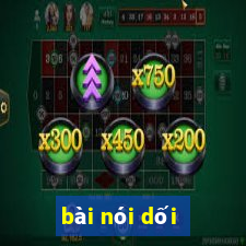 bài nói dối