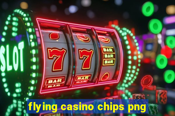 flying casino chips png