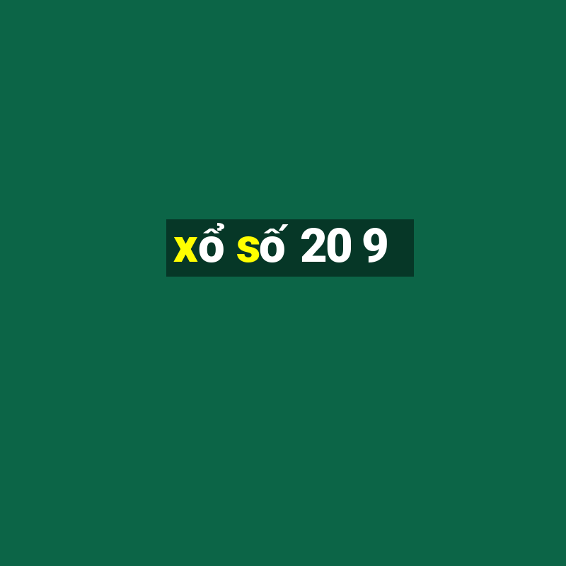 xổ số 20 9