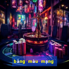 bảng màu mạng gà đá